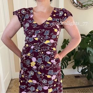 ModCloth v-neck dress EUC S
